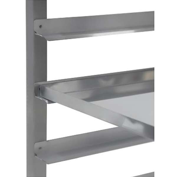 Тележка-шпилька под противни Luxstahl ТШГ-6 нерж с рабочей поверхностью